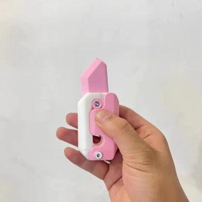 Carrot-Shaped Fidget Knife Toy for Stress Relief and Fun
