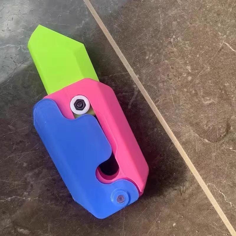 Carrot-Shaped Fidget Knife Toy for Stress Relief and Fun